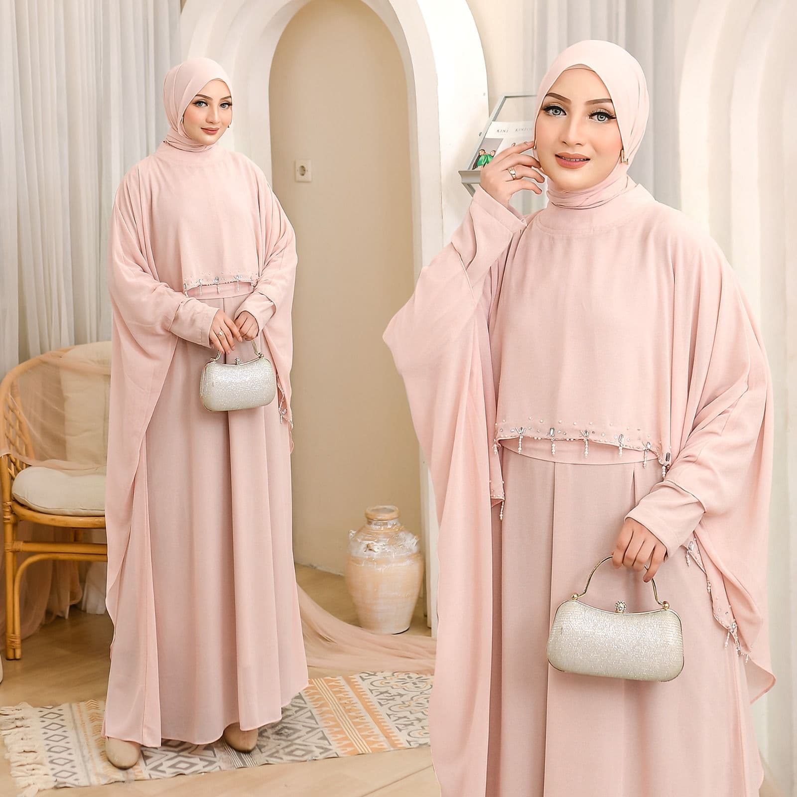Abaya Aisyah KHZ Boutique koleksi abaya Muslimah